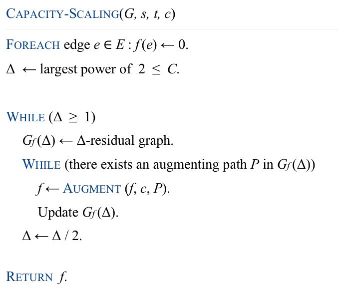 网络流II：Capacity-scaling 算法